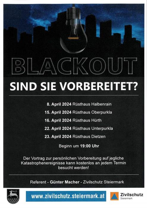 Blackout - Sind Sie vorbereitet?